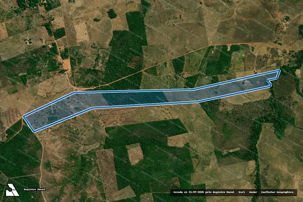 Imagem de satélite de FAZENDA TEÚBAS - FAZENDA MATO ALTO em Formosa da Serra Negra - MA