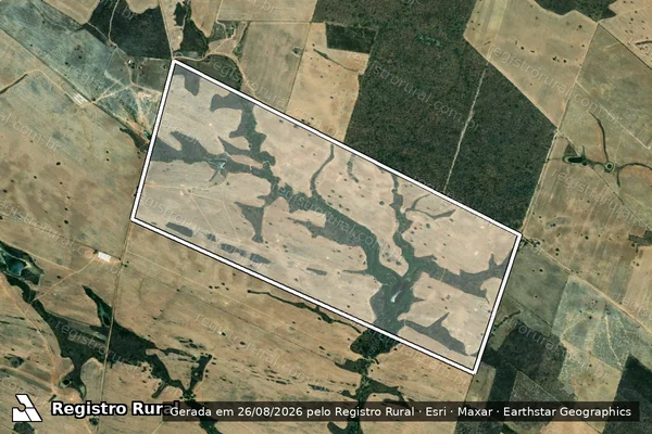 Imagem de satélite de Fazenda Entre Rios - Parte 1 em Jeremoabo - BA