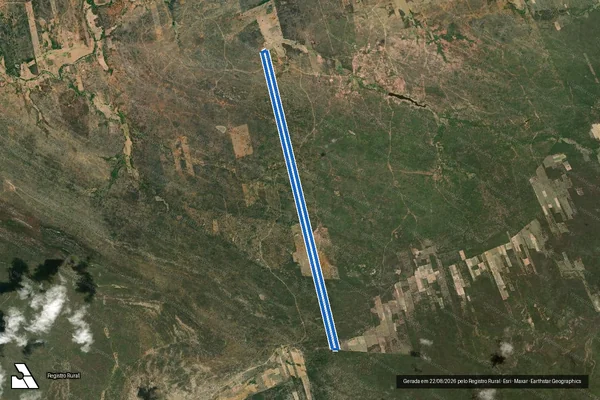 Imagem de satélite de Lugar Santa Rosa da Fazenda São Domingos - Parte 3 em Serra Talhada - PE