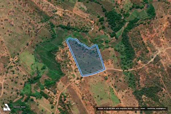 Imagem de satélite de FAZENDA BREJO GRANDE - Parte 1 em Miravânia - MG