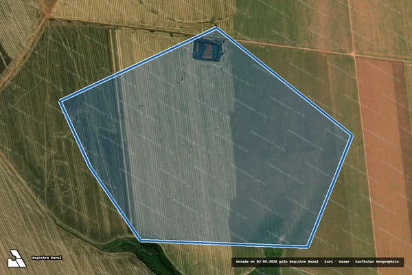 Imagem de satélite de FAZENDA MATUSALÉM VI- DATA MIMOSO - 001 em Riachão - MA