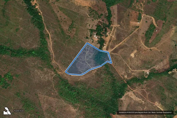 Imagem de satélite de FAZENDA BREJO DA PORTEIRA, LOTE 12-B,PARTE DO QUINHÃO 12, DO LOTEAMENTO SERRA DO LAJEADO 4ª ETAPA - Gleba 01 em Aparecida do Rio Negro - TO