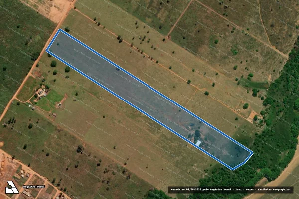 Imagem de satélite de Fazenda Lapa - Parte 1 em São José do Rio Claro - MT