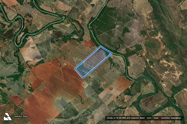Imagem de satélite de PA PARAÍSO ? LOTE 06 - PARTE I em Unaí - MG
