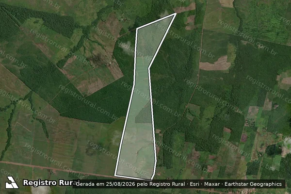 Imagem de satélite de FAZENDA JOÃO PESSOA    - PARTE 01 em Alenquer - PA