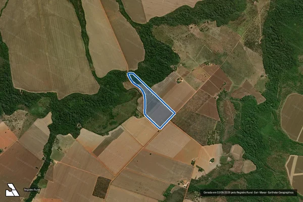 Imagem de satélite de Lote 07 PA Jaraguá - Area A em Água Boa - MT