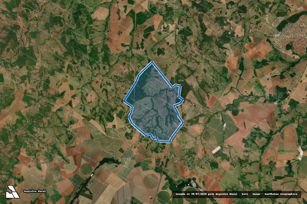 Imagem de satélite de Fazenda Piedade em Morrinhos - GO