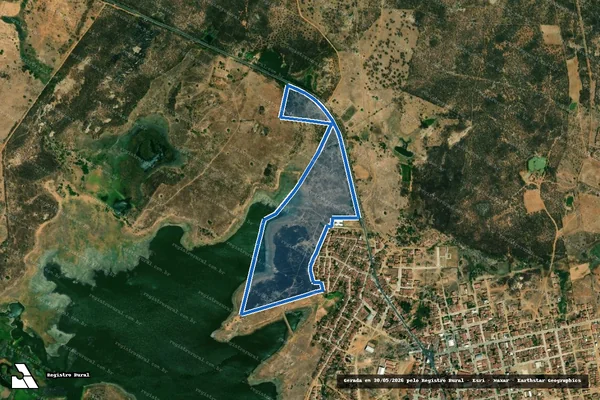 Imagem de satélite de FAZENDA TEREZA  - Parte 2 em Belém do Brejo do Cruz - PB