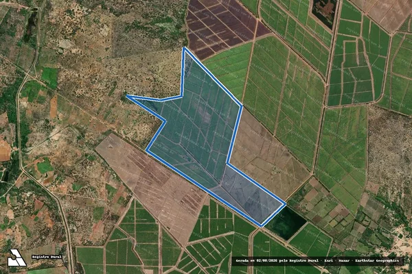 Imagem de satélite de Lote 116 do Projeto Tourão - Parte 1 em Juazeiro - BA