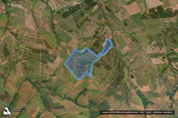 Imagem de satélite de Fazenda Gema - PARTE 1 em Olímpia - SP