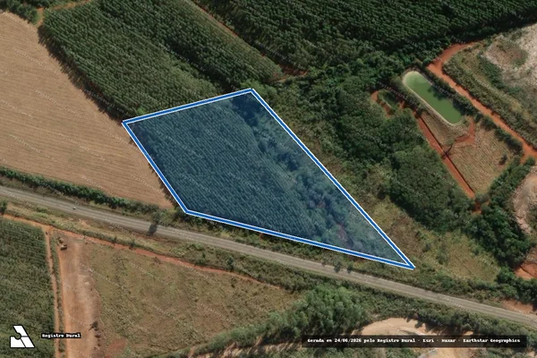 Imagem de satélite de SÍTIO LAGOA, LAGOA, CÓRREGO DO FERRO, MONTE ALTO, CARAS ALTAS - Lagoa, Córrego do Ferro, Monte Alto, Caras Altas em Itaú de Minas - MG