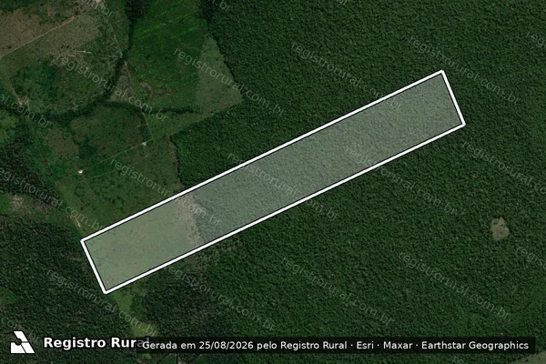 Imagem de satélite de LOTE 14 SETOR MANOA 06 GLEBA JACUNDÁ PF. ALTO MADEIRA -  LOTE 14 SETOR MANOA 06 em Porto Velho - RO