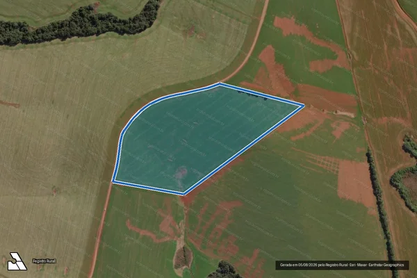 Imagem de satélite de FAZENDA CACHOEIRINHA - 001 em Guarapuava - PR
