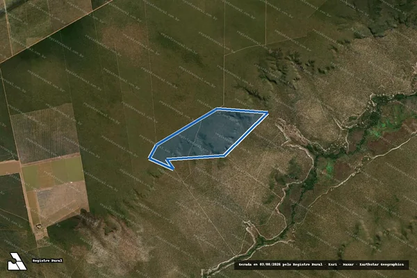 Imagem de satélite de FAZENDA VALE DO RIO PRATUDÃO II em Coribe - BA