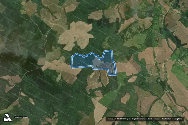 Imagem de satélite de FAZENDA VILA RUTHES - Parcela 1 em Itaiópolis - SC