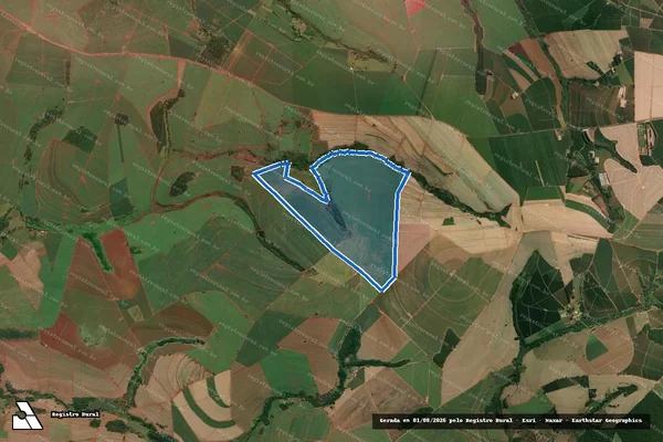 Imagem de satélite de FAZENDA SANTA INÊS - Parcela 1 em Guará - SP