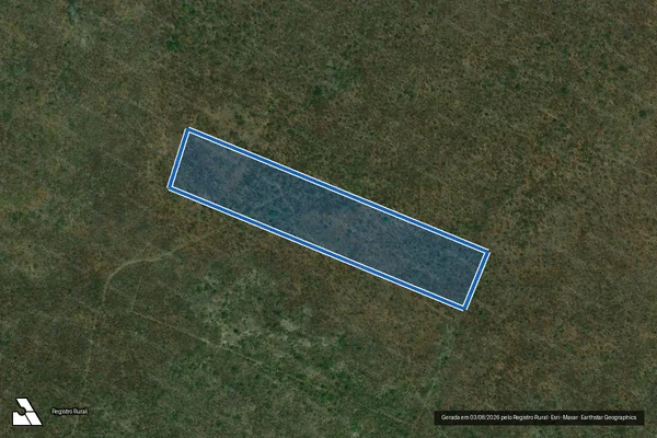 Imagem de satélite de PROJETO DE ASSENTAMENTO MAÍSA ? LOTE 535 - Parte 1 em Mossoró - RN