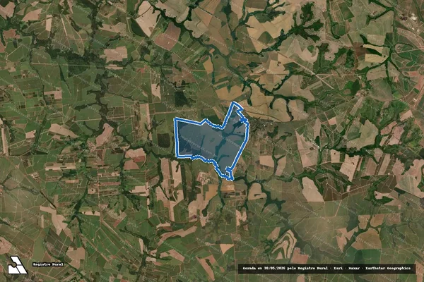 Imagem de satélite de FAZENDA BUENOS AYRES - FAZENDA BUENOS AYRES em Elisiário - SP