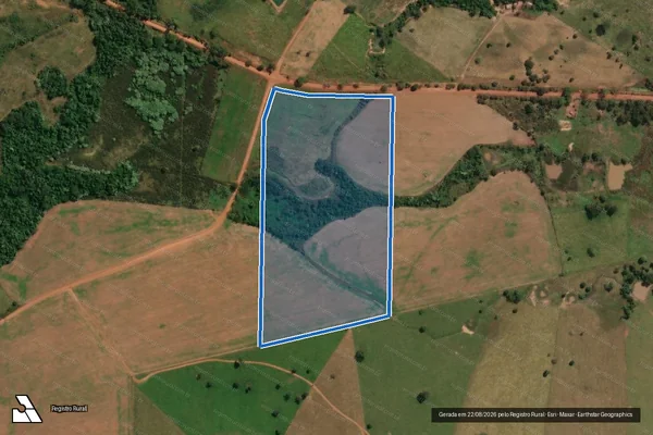Imagem de satélite de Fazenda Vista Alegre - GLEBA B - ESTÂNCIA FORTALEZA em Juscimeira - MT