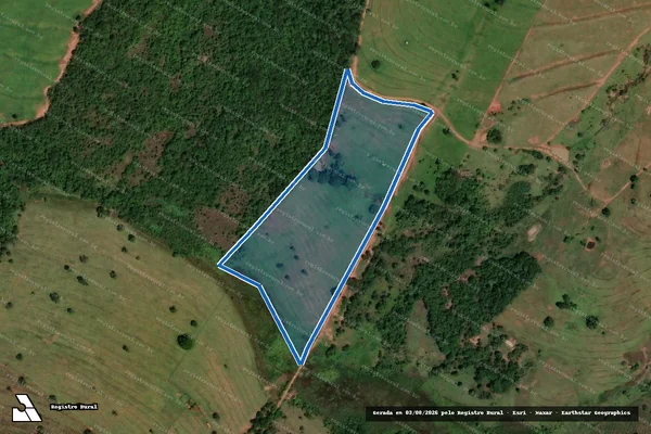 Imagem de satélite de Fazenda São Pedro - Fazenda São Pedro - Gleba 02 em Cardoso - SP
