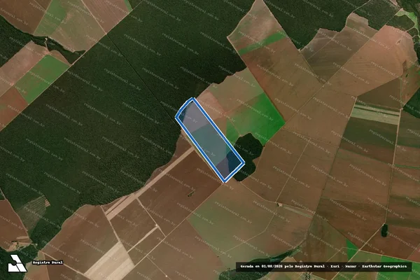 Imagem de satélite de Fazenda Ouro Fino IV - Parte 1 em Diamantino - MT