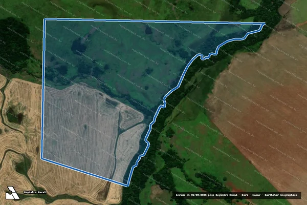 Imagem de satélite de Fazenda Velha - Fazenda Velha I em Garruchos - RS