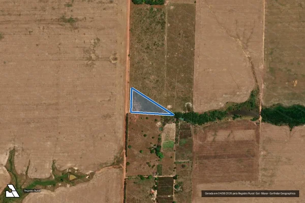 Imagem de satélite de SÍTIO TRÊS LAGOAS ? LOTE 154 GLEBA 01 PA BOM PRINCÍPIO - PARTE 2 em Seringueiras - RO