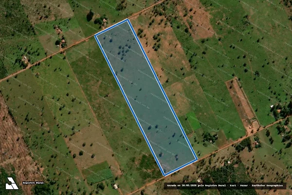 Imagem de satélite de Projeto de Assentamento Avaré - Lote 111 em Santa Rita do Pardo - MS