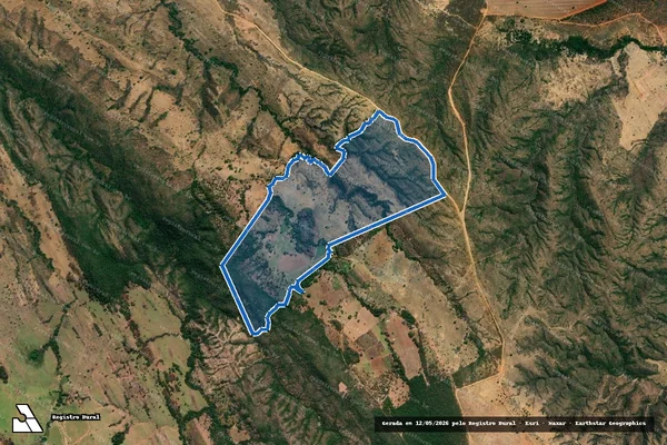 Imagem de satélite de FAZENDA FUNIL - Matricula 1.710 em Cabeceiras - GO