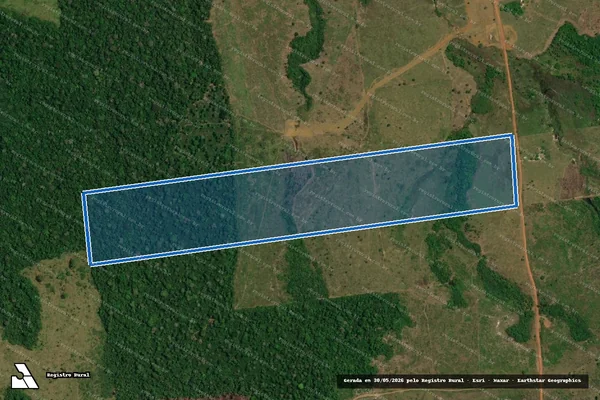 Imagem de satélite de PA_Juma Vicinal Novo Aripuana – Lote 62 / Única