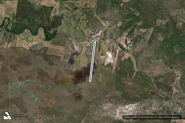 Imagem de satélite de Fazenda Boa Vista - Gleba 23 em Juvenília - MG