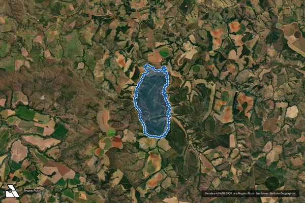 Imagem de satélite de FAZENDAS AREIAS E RODOMUNHO - Parte 5 em Ibiá - MG
