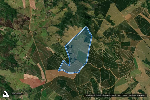 Imagem de satélite de Fazenda São Judas Tadeu - 19425 em Vera Cruz - SP