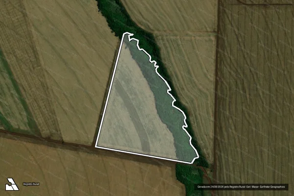 Imagem de satélite de Lote Rural nº 1209, da Gleba 02, Colonia C, Serra Maracaju - Parcela 1 em Terra Roxa - PR