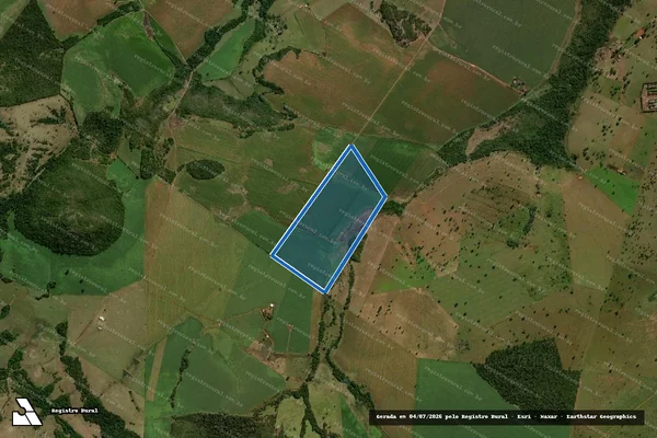 Imagem de satélite de Fazenda Campo Belo I - Parte 1 em Dois Irmãos do Buriti - MS