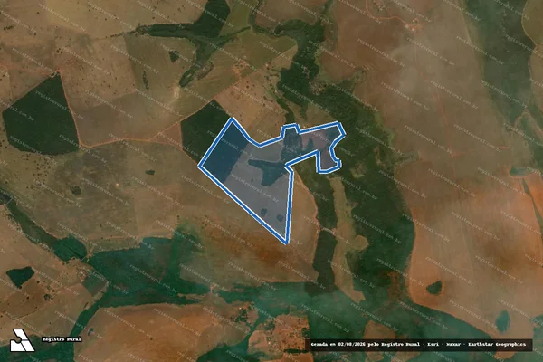 Imagem de satélite de Fazenda Paraiso e Pombal - Fazenda Paraiso e Pombal Gl 04 em Jataí - GO