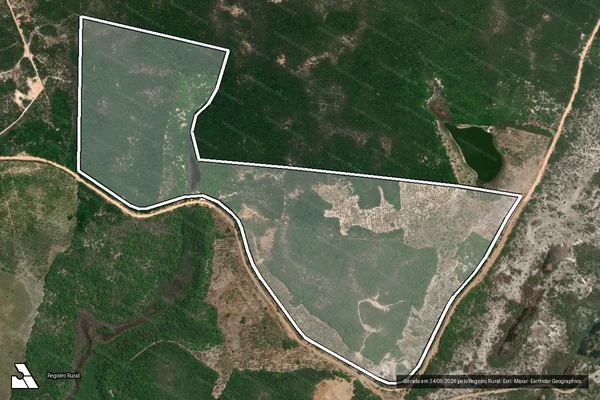Imagem de satélite de Fazenda Costa Azul - Parte 1 em Rio Real - BA