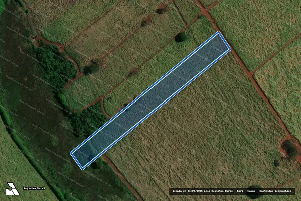 Imagem de satélite de Sítio Santo Antonio - Gleba B em Terra Roxa - SP