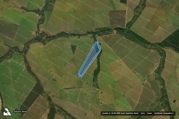 Imagem de satélite de Fazenda Califórnia - Matrícula nº 7775, Lotes nº 113-B e 114 em Xambrê - PR
