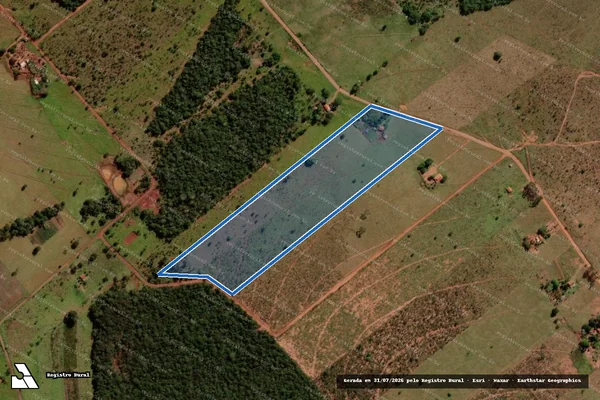 Imagem de satélite de Lote 068 ? Projeto de Assentamento Eldorado I - Lote 68 em Sidrolândia - MS