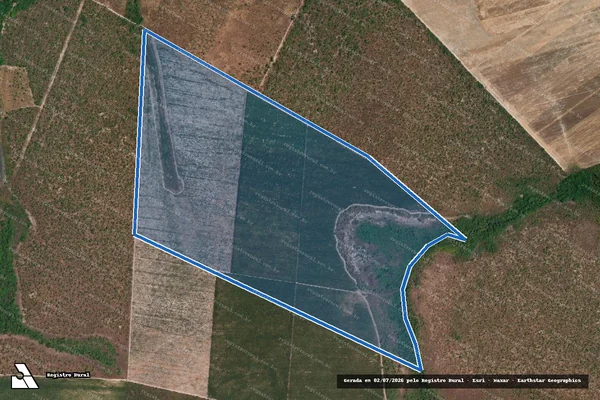 Imagem de satélite de FAZENDA EXU III em Balsas - MA