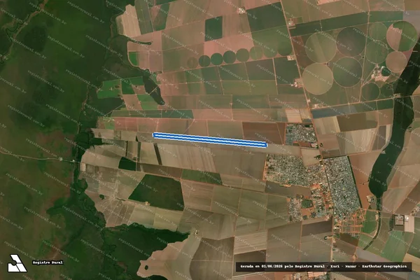 Imagem de satélite de Fazenda Vereda II - Parcela 1 em Campo Novo do Parecis - MT