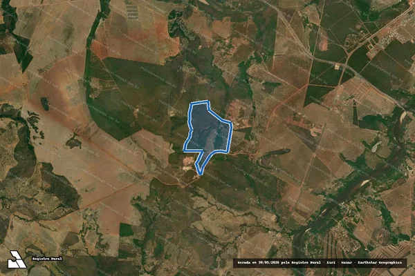 Imagem de satélite de FAZENDA THIAJU em Pontal do Araguaia - MT