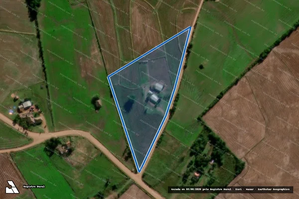 Imagem de satélite de Granja PV - 06 em Restinga Sêca - RS