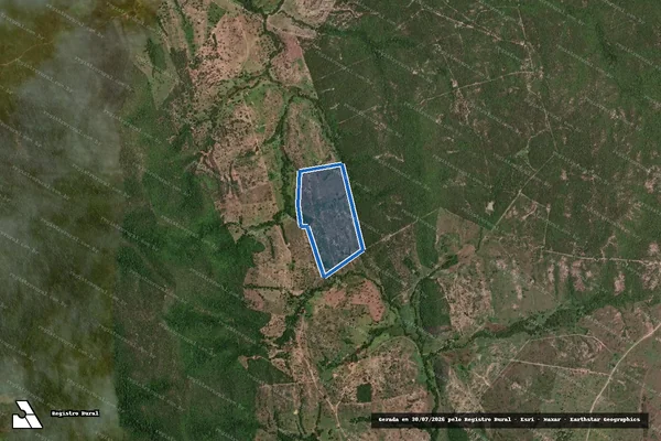 Imagem de satélite de Fazenda Pontal - Parte 2 em Montividiu do Norte - GO