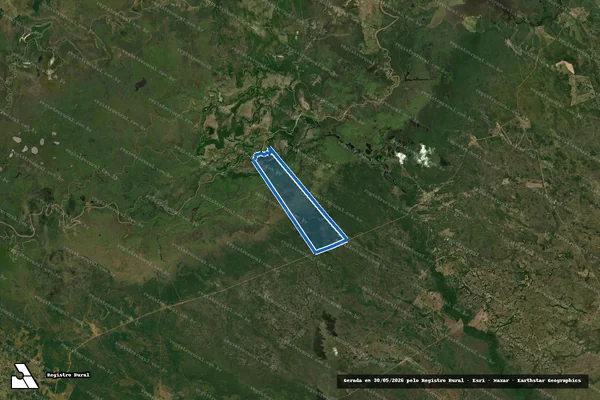 Imagem de satélite de Sesm Baia das Pombas/Saco da Baia / Parte 1 em Santo Antônio do Leverger - MT