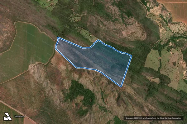 Imagem de satélite de FAZENDA RAIZAMA - 001 em Cabeceiras - GO