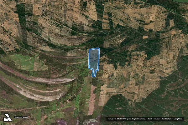 Imagem de satélite de Lote 34 - Projeto de Assentamento São Francisco II - Parte 1 em São Francisco - MG