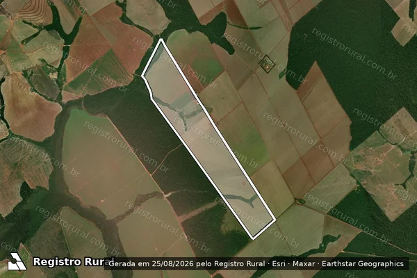Imagem de satélite de FAZENDA SANTA CRUZ - PARTE 01 em Juara - MT
