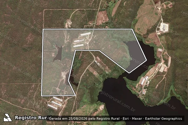 Imagem de satélite de FAZENDA BOQUEIRÃO I - Parte 1 em Quixeramobim - CE